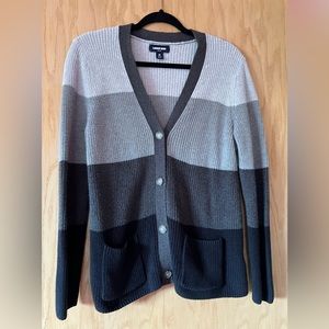 Lands End Long Sleeve Cardigan with Pockets